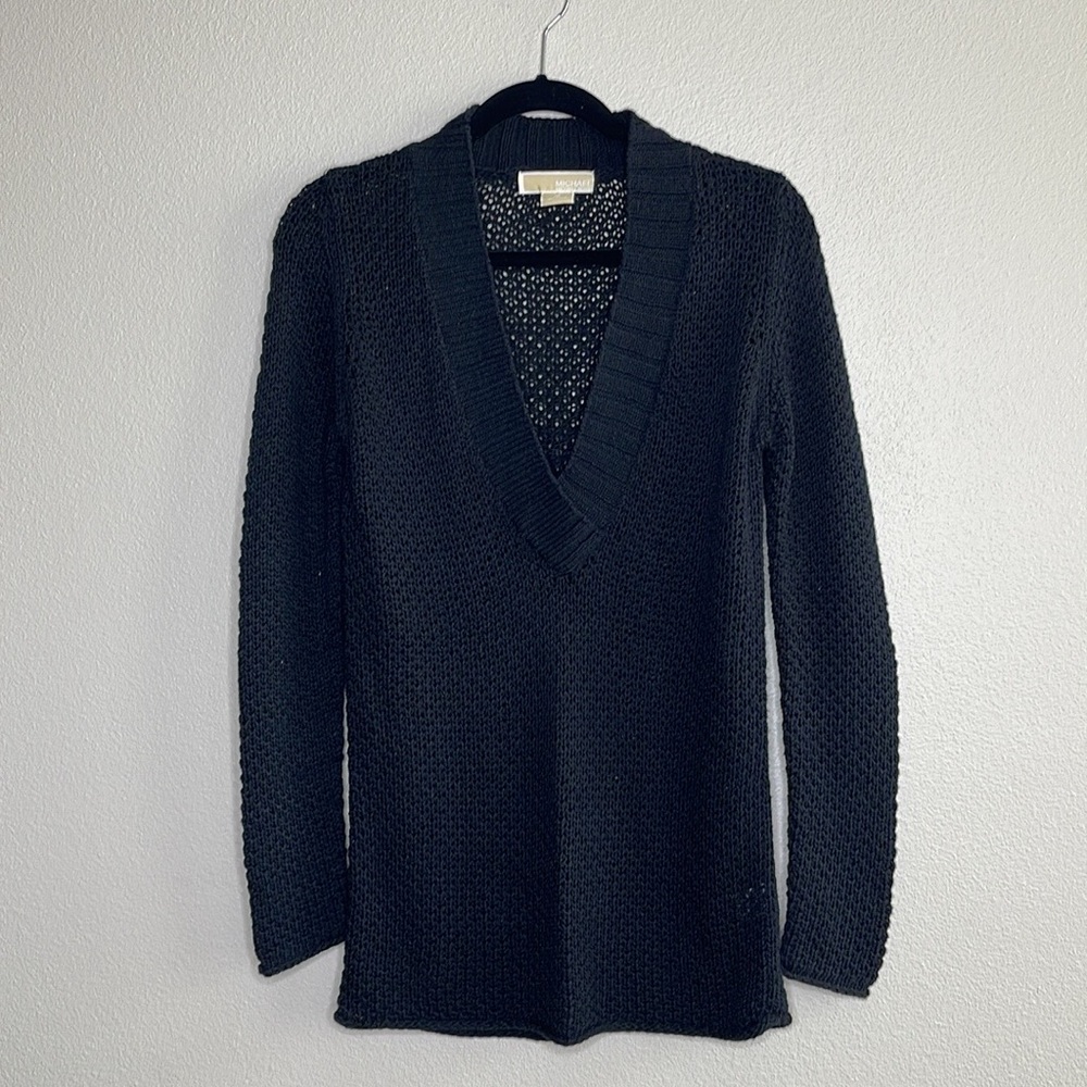 Michael by Michael Kors V Neck Long Sleeve Sweater